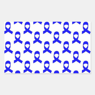 Blue Ribbon Pattern Sticker
