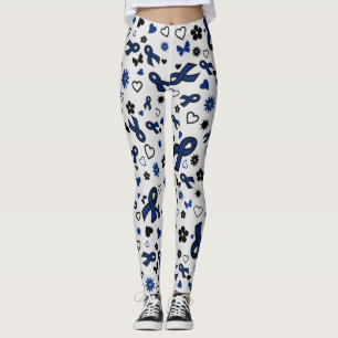 Blue Ribbons Multi...RA Leggings