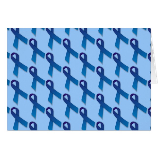 Blue Ribbons Pattern (Front Horizontal)