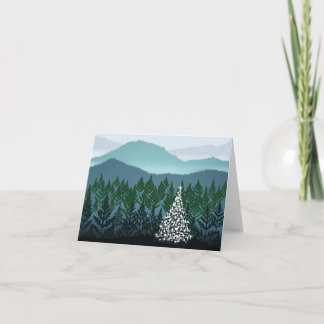 Blue Ridge Christmas note card