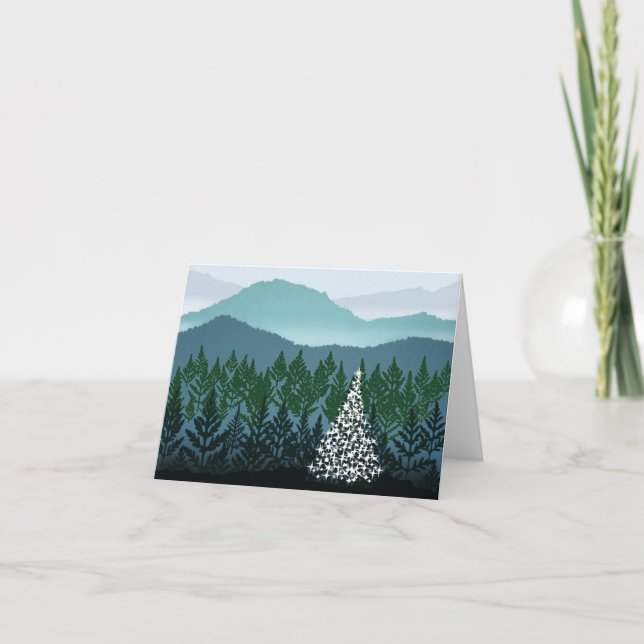 Blue Ridge Christmas note card (Front)