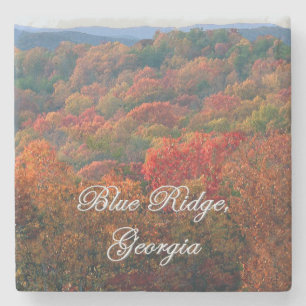 Blue Ridge, Georgia, Fall Leaves Coasters