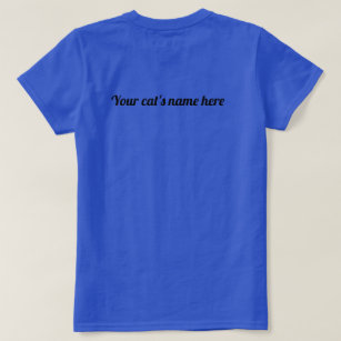 Blue Ridge Maine Coons Cat Face Custom Back T-Shirt