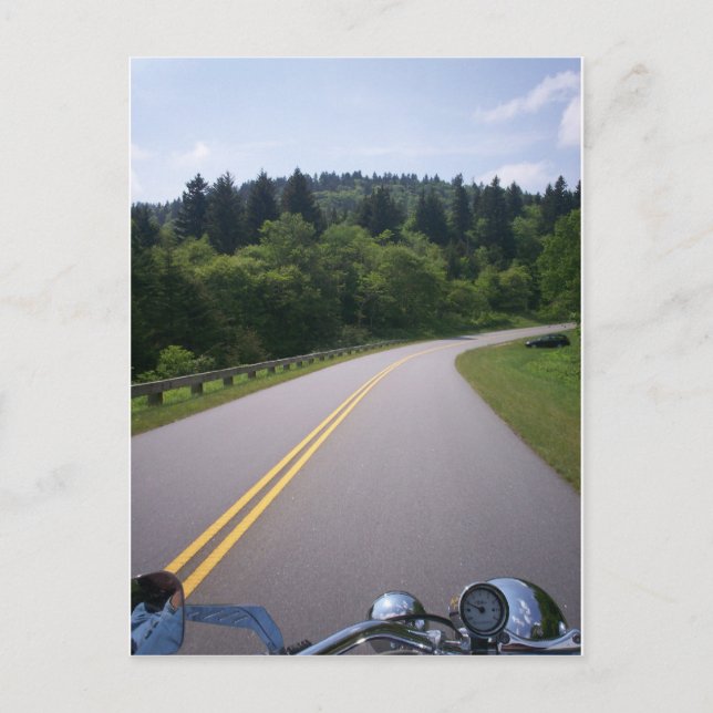 Blue Ridge Motorcycle Ride Postcard (Front)