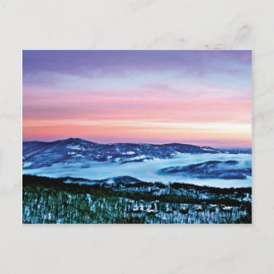 Blue Ridge Mountain Magic under a Winter Spell Postcard