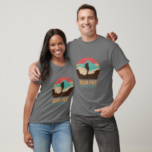 Blue Ridge Mountain Roam Free Hiking Outdoor shirt