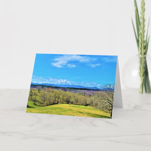 Blue Ridge Mountains, card (Front)