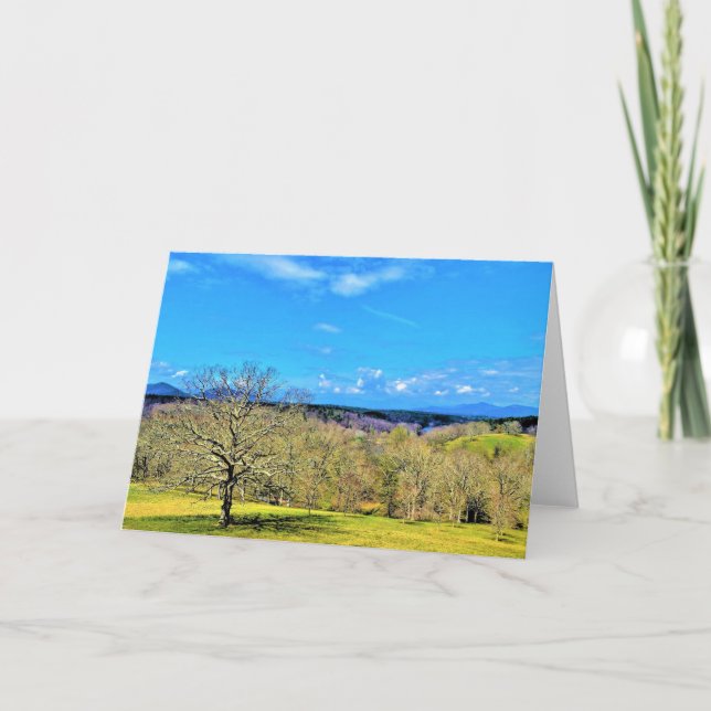Blue Ridge Mountains, card (Front)
