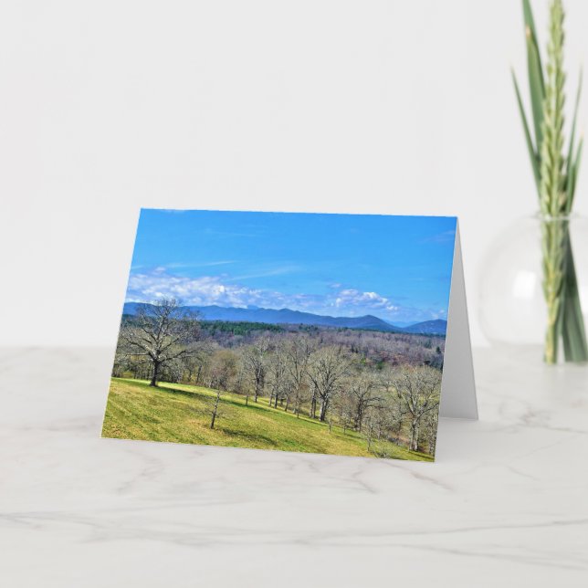 Blue Ridge Mountains, carte (Devant)