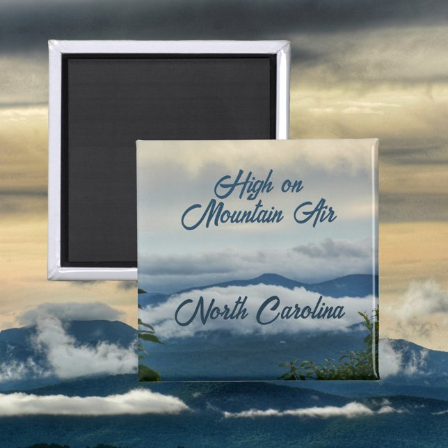 Blue Ridge Mountains High on Mountain Air Photo Magnet (Creator Uploaded)