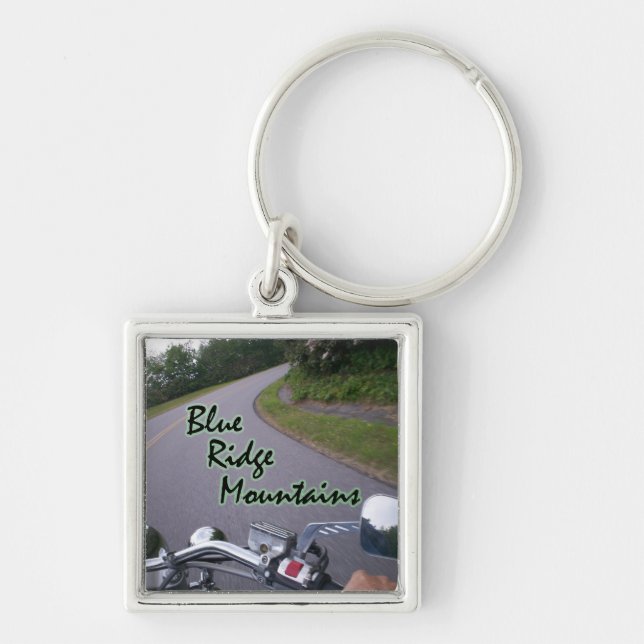 Blue Ridge Mountains Keychain (Front)