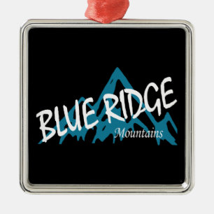 Blue Ridge Mountains Metal Ornament