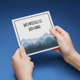 Blue Ridge Mountains, Montebello customizable