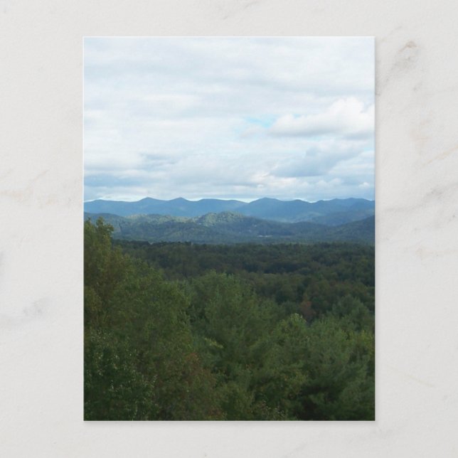 Blue Ridge Mountains - NC Postcard (Front)