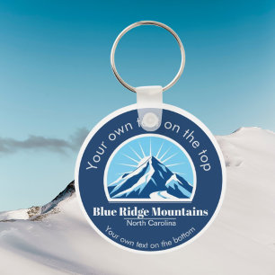 Blue Ridge Mountains NC ski resort souvenir  Keychain