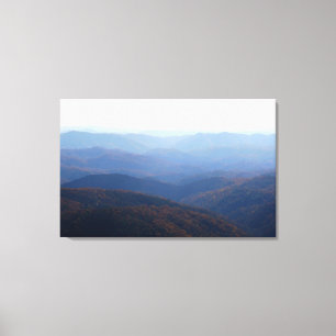 Blue Ridge Mountains, North Carolina Canvas Print