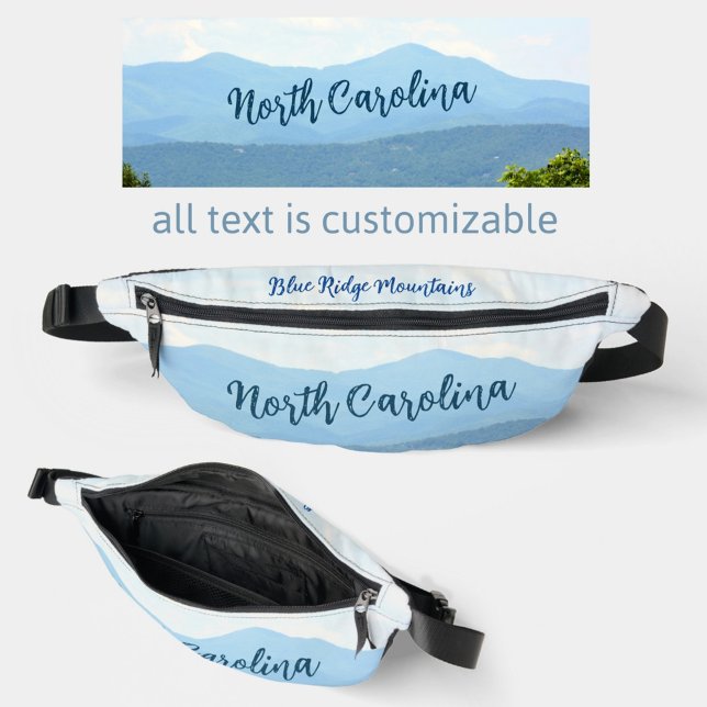Blue Ridge Mountains North Carolina Photographic Fanny Pack (Creator Uploaded)