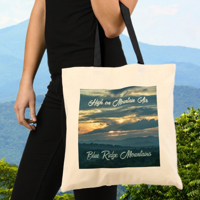 Blue Ridge Mountains North Carolina Photographic Tote Bag (Creator Uploaded)