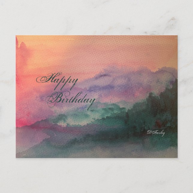 Blue Ridge Mountains Postcard (Front)