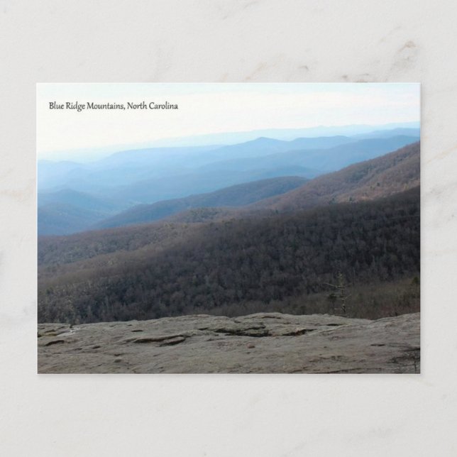 Blue Ridge Mountains Postcard (Front)