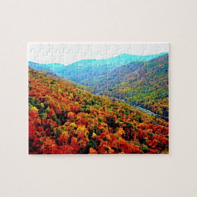Blue Ridge Mountains Scenery Jigsaw Puzzle (Horizontal)
