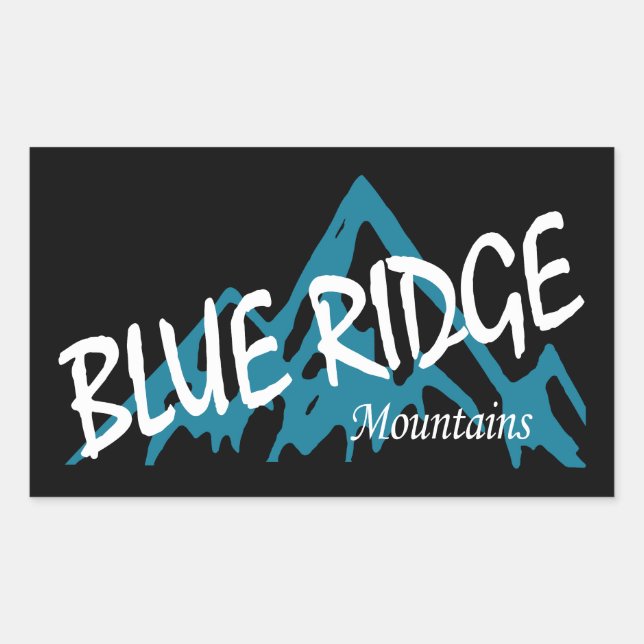 Blue Ridge Mountains Sticker (Front)