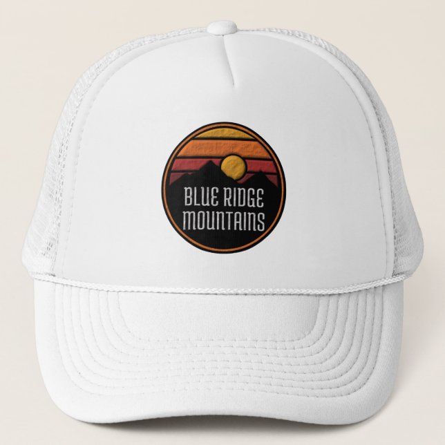 Blue Ridge Mountains  Trucker Hat (Front)