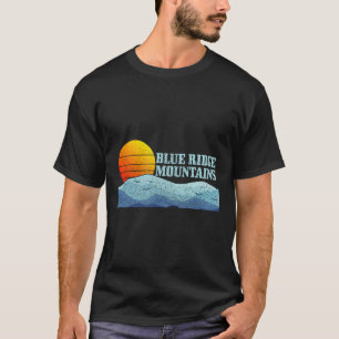 Blue Ridge Mountains Vintage Hiking Camping Gift T-Shirt