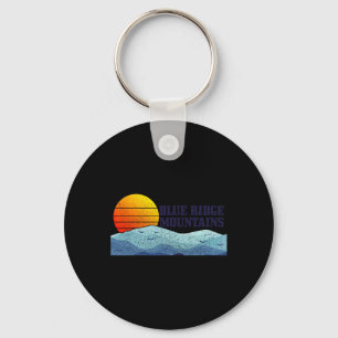 Blue Ridge Mountains Vintage Mountains Usa America Keychain