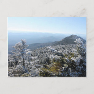 Blue Ridge Mountains Winter Postcard