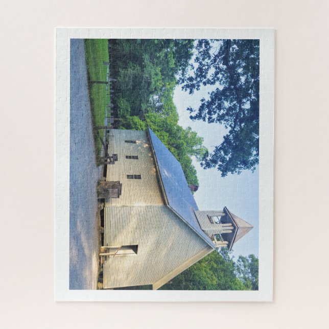 Blue Ridge Parkway - Cades Cove Baptist Church Jigsaw Puzzle (Vertical)