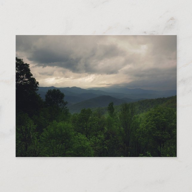 Blue Ridge Parkway, carte postale de la Caroline d (Devant)