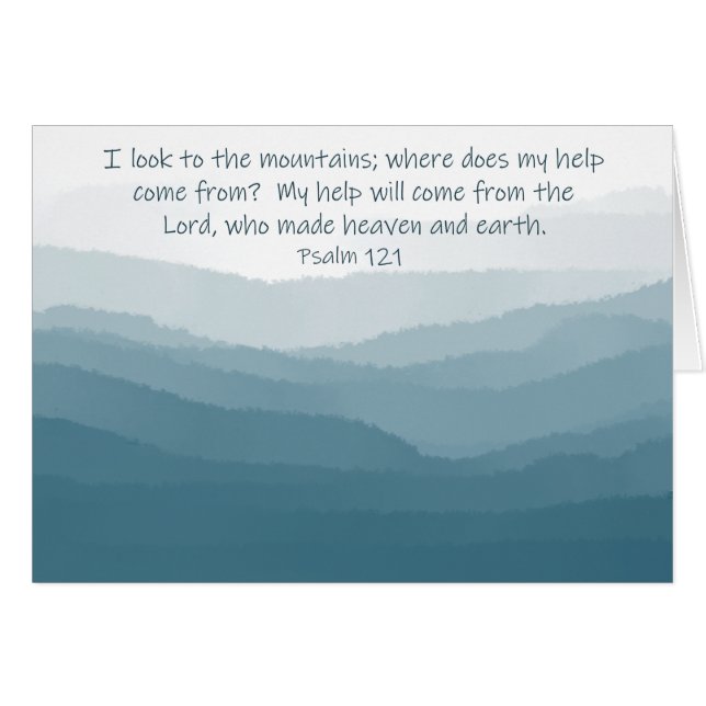 Blue Ridge Parkway d'où vient mon aide ? (Devant horizontal)