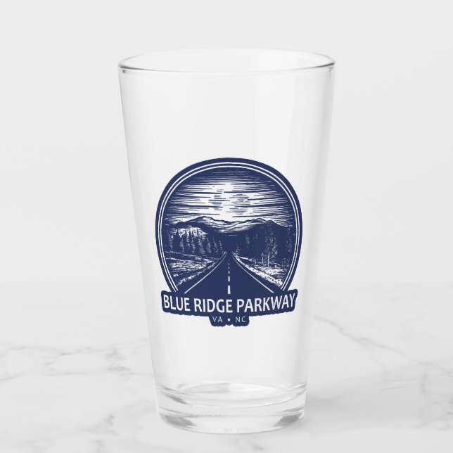 Blue Ridge Parkway Forest Glass (Front)