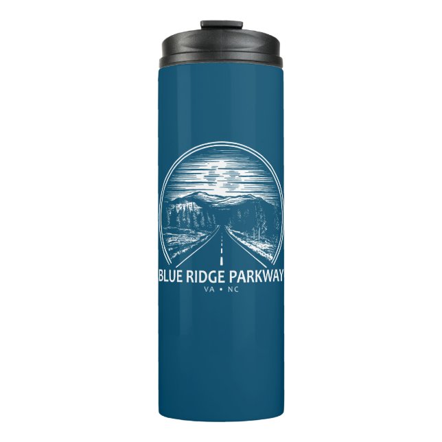 Blue Ridge Parkway Forest Thermal Tumbler (Front)