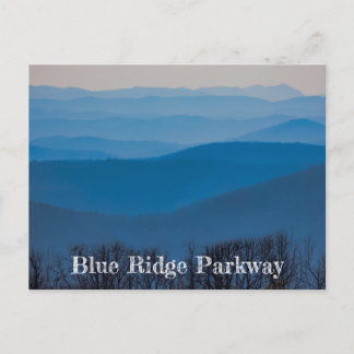 Blue Ridge Parkway Layers Postcard