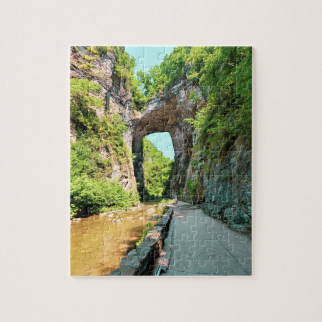 Blue Ridge Parkway - Natural Bridge 1 Jigsaw Puzzle (Vertical)