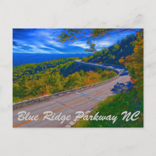 Blue Ridge Parkway NC Postcard