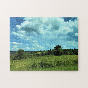 Blue Ridge Parkway near Floyd, Virginia Jigsaw Puzzle
