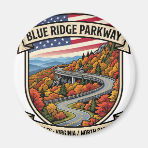 Blue Ridge Parkway North Carolina Scenic Route Magnet