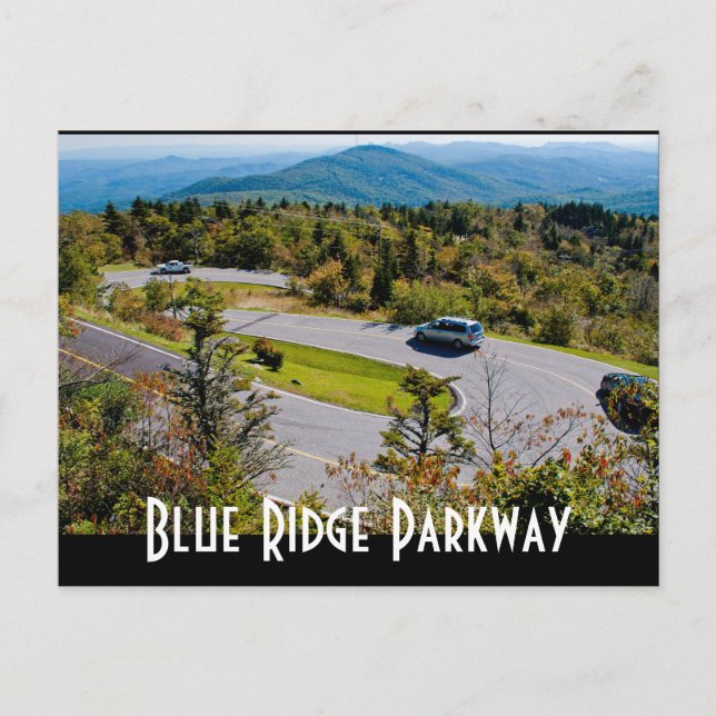 blue ridge parkway postcard (Front)