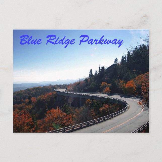 blue ridge parkway postcard (Front)