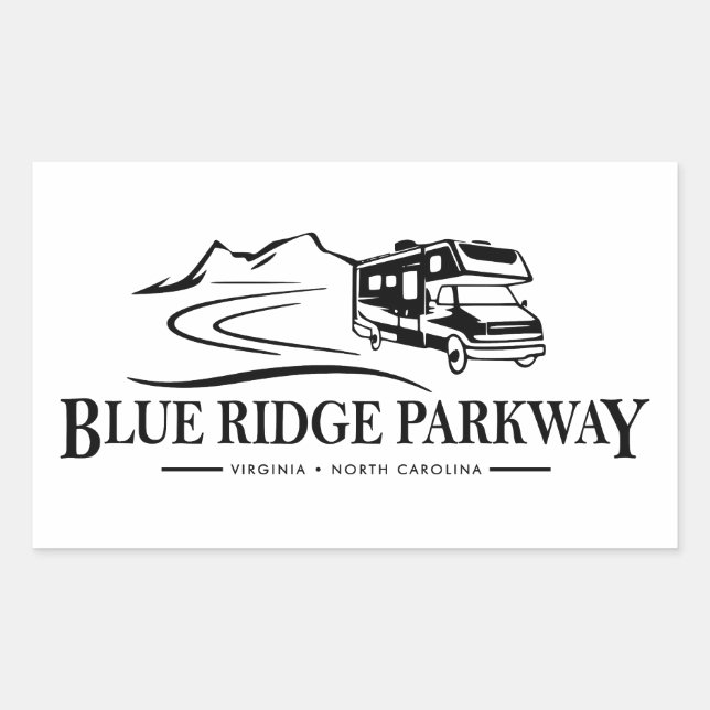 Blue Ridge Parkway Recreational Vehicle Sticker (Front)