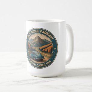 Blue Ridge Parkway Scenic Byway classic car trip Coffee Mug