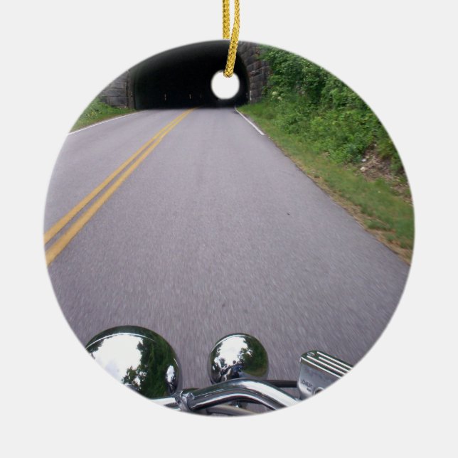 Blue Ridge Parkway Scenic Route Ceramic Ornament (Front)