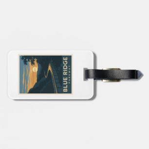 Blue Ridge Parkway Sunset Luggage Tag