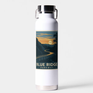 Blue Ridge Parkway Sunset Water Bottle