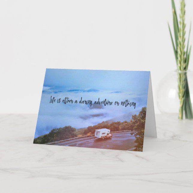 BLUE RIDGE PARKWAY VIEW Greeting Card (Front)