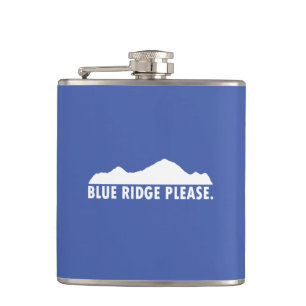 Blue Ridge Please Hip Flask