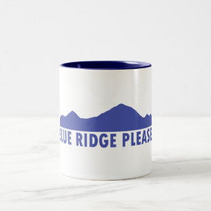 Blue Ridge Please Two-Tone Coffee Mug